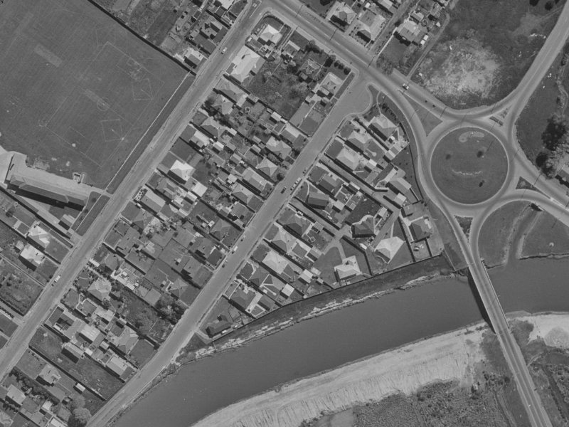 42 Gould Crescent from the air, 1970-1974