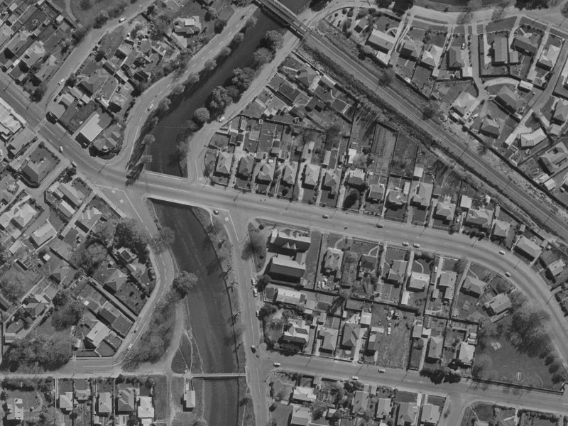 157 Opawa Road from the air, 1970-1974