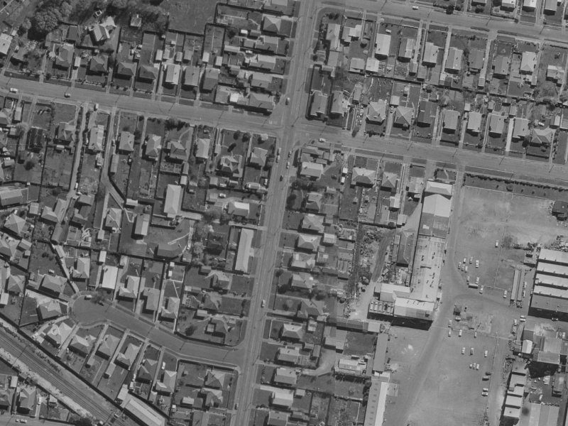 115 Radley Street from the air, 1970-1974