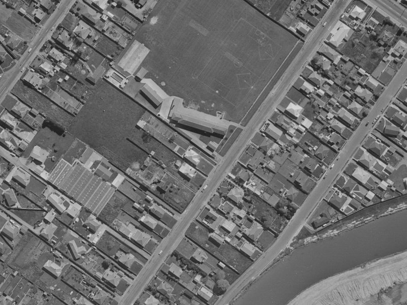 6 Gould Crescent from the air, 1970-1974