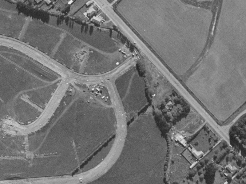3 Oakley Crescent from the air, 1970-1974