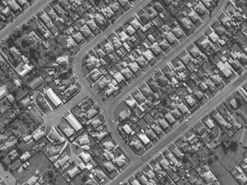 3 Bewdley Street from the air, 1970-1974