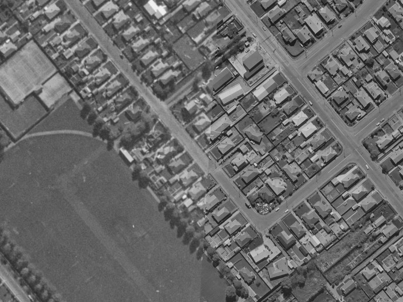 22 Sugden Street from the air, 1970-1974