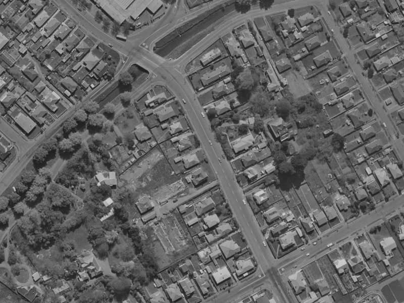 183 Wilsons Road from the air, 1970-1974