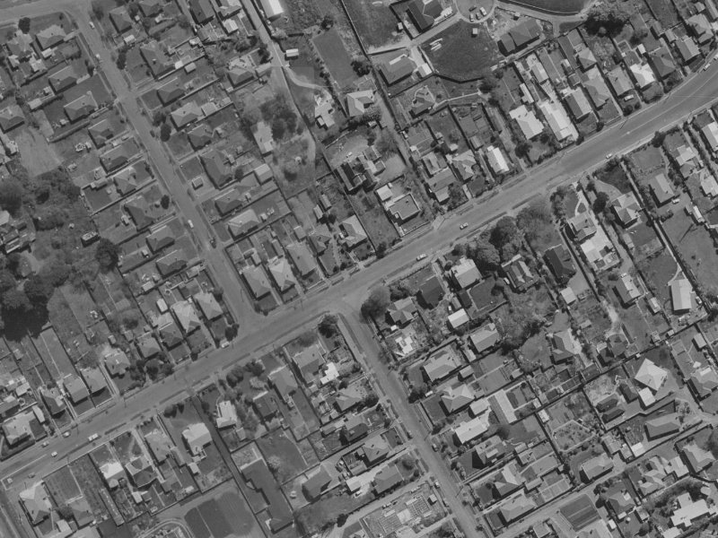 115 Saint Martins Road from the air, 1970-1974