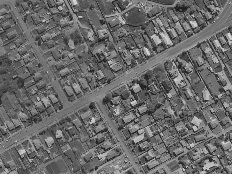 102 St Martins Road from the air, 1970-1974