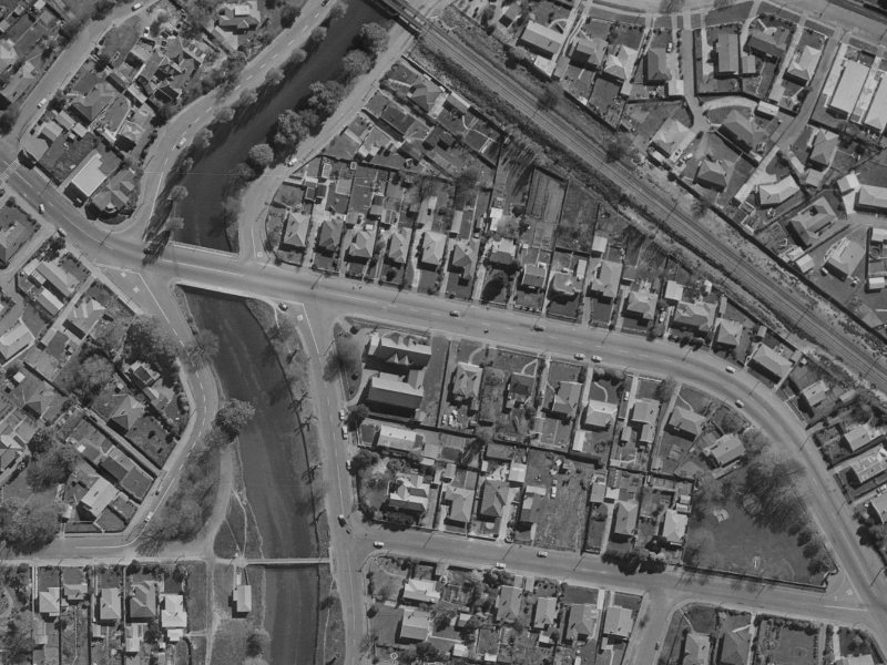Richardson Terrace from the air, 1970-1974