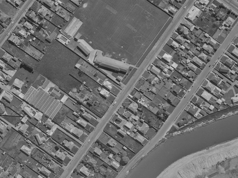 16 Gould Crescent from the air, 1970-1974