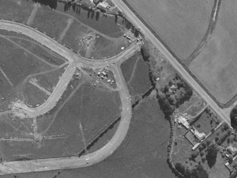 4 Oakley Crescent from the air, 1970-1974