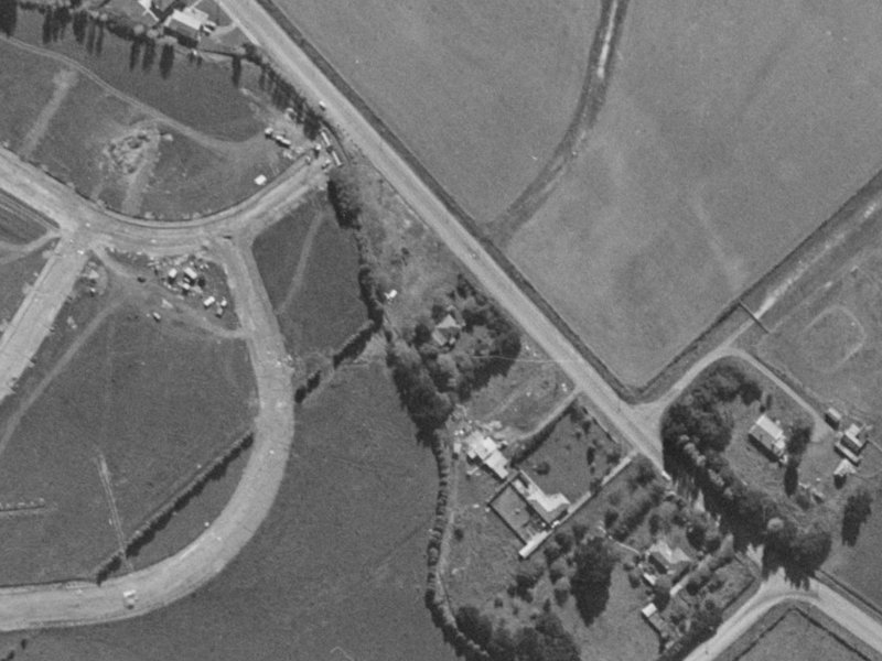 48 Awatea Road from the air, 1970-1974
