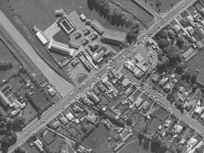 23 Halswell Road from the air, 1970-1974