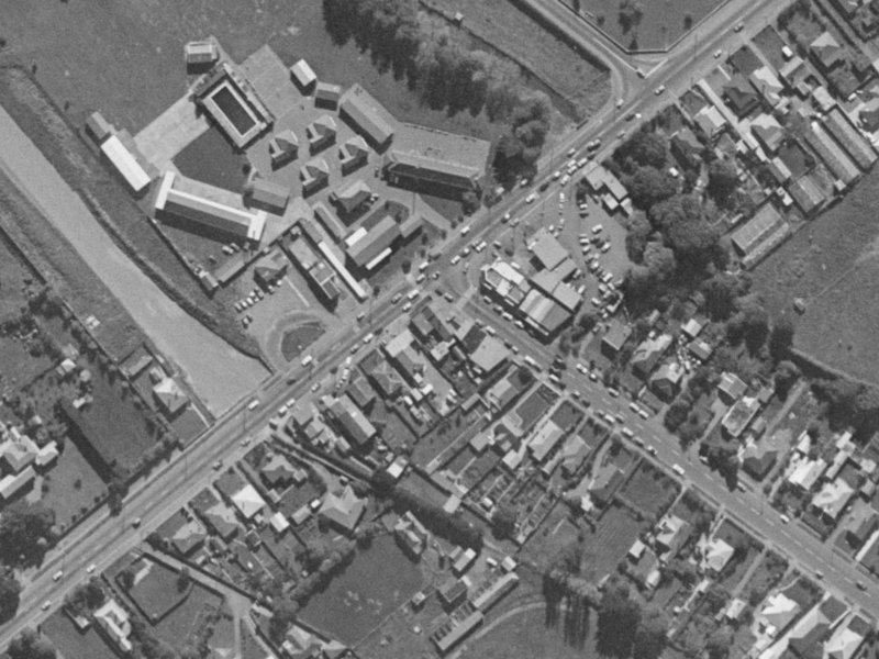 2A Coppell Place from the air, 1970-1974