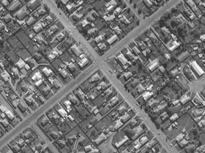 273A Lyttelton Street from the air, 1970-1974