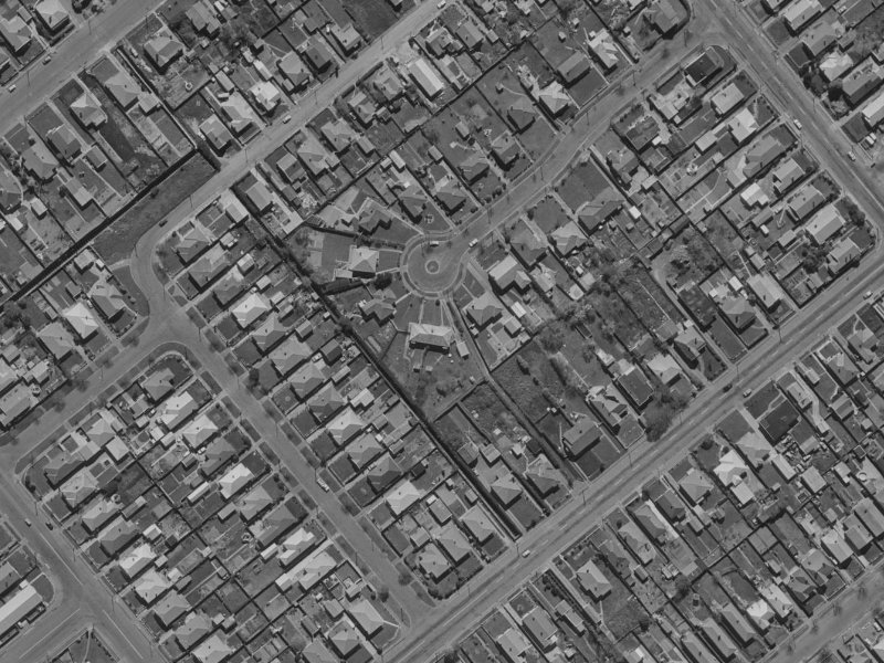 4 Dobson Street from the air, 1970-1974
