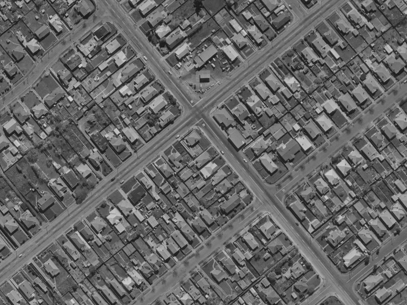 169 Selwyn Street from the air, 1970-1974