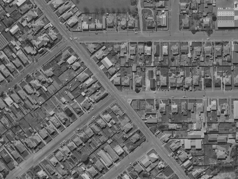 72-74 Strickland Street from the air, 1970-1974
