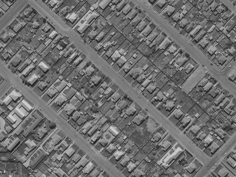 141B King Street from the air, 1970-1974