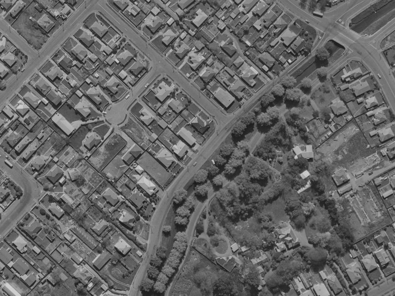 339 Eastern Terrace from the air, 1970-1974