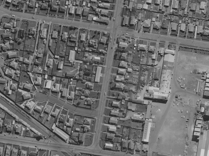 112A Radley Street from the air, 1970-1974
