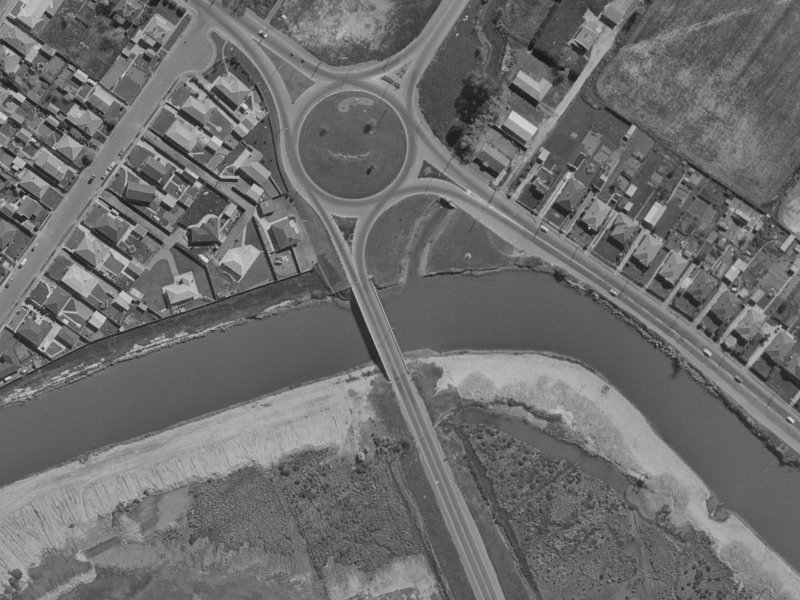 800 Ferry Road from the air, 1970-1974