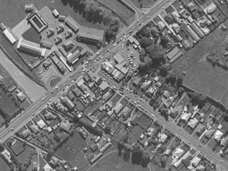7 Coppell Place from the air, 1970-1974