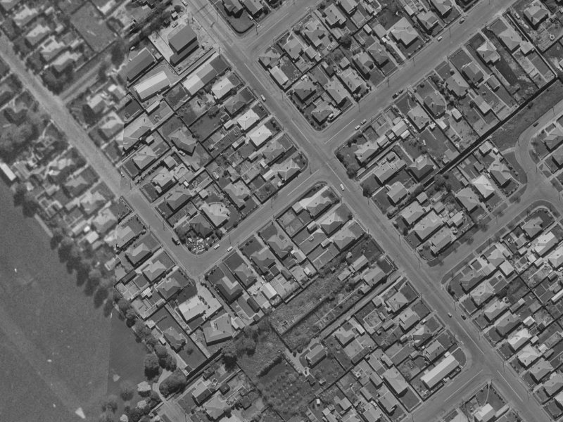 1A Sugden Street from the air, 1970-1974