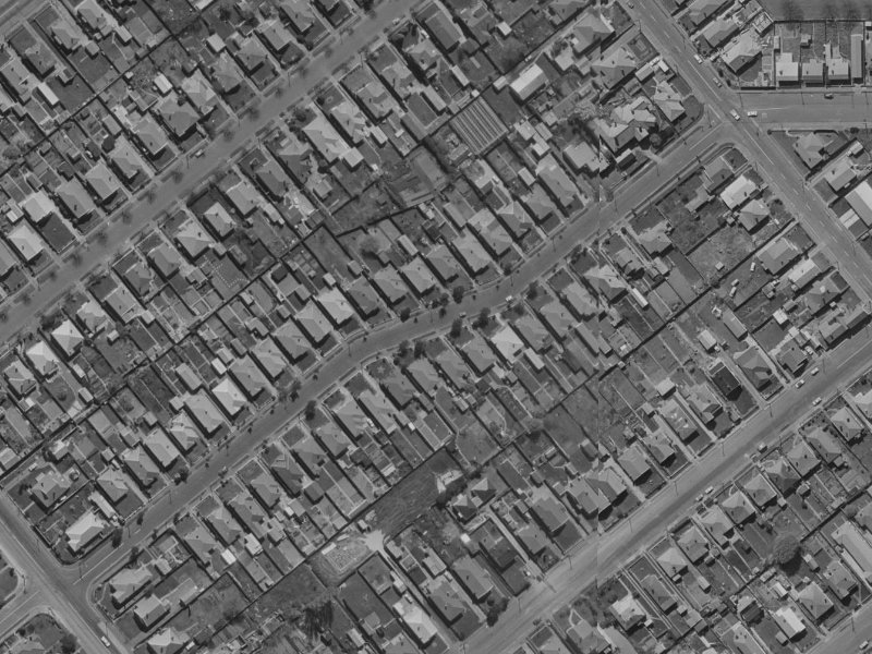 Penrith Avenue from the air, 1970-1974