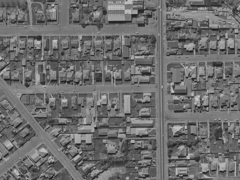39a Boon Street from the air, 1970-1974
