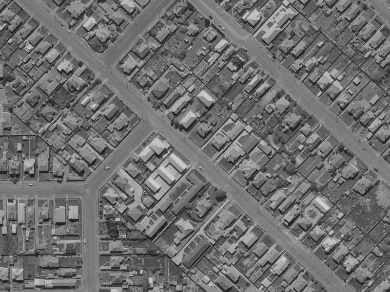 97 Southampton Street from the air, 1970-1974