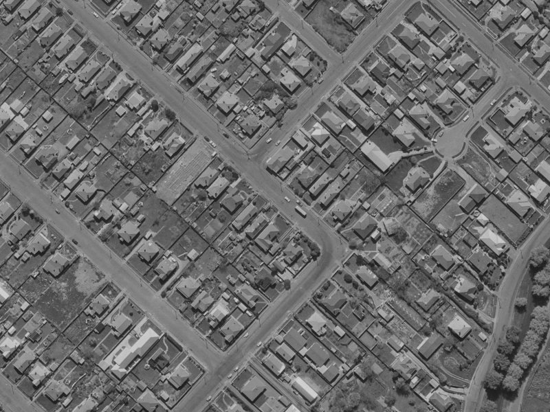 178 Huxley Street from the air, 1970-1974