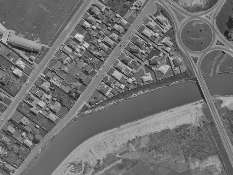 36 Gould Crescent from the air, 1970-1974