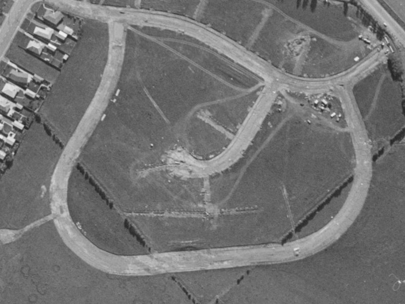 McKellar Place from the air, 1970-1974