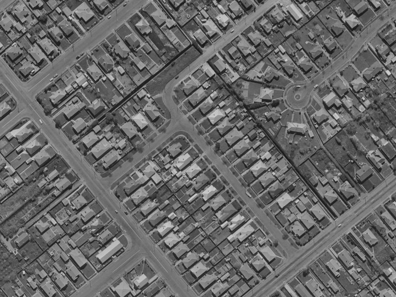 20 Meadowville Avenue from the air, 1970-1974