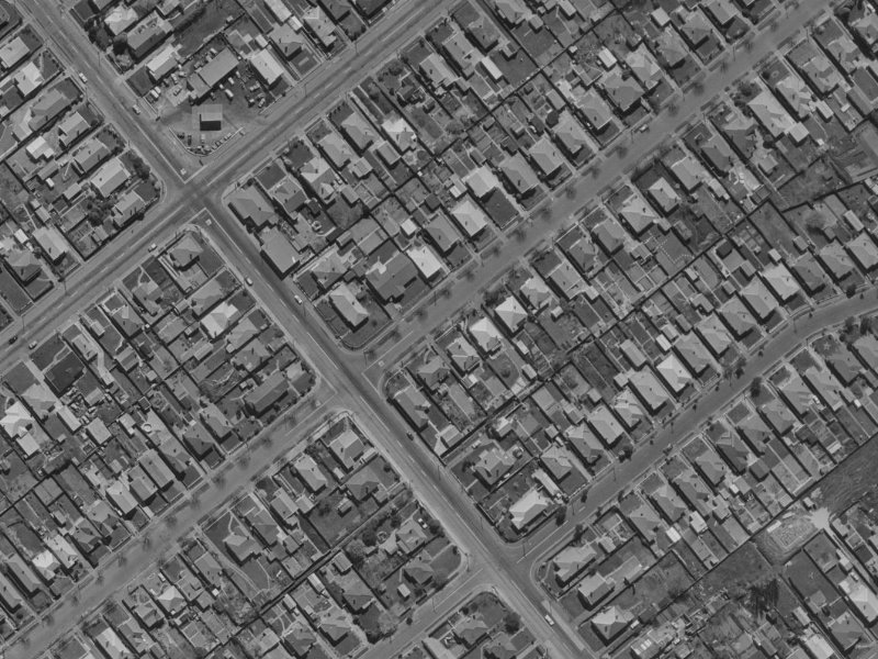 90 Roker Street from the air, 1970-1974