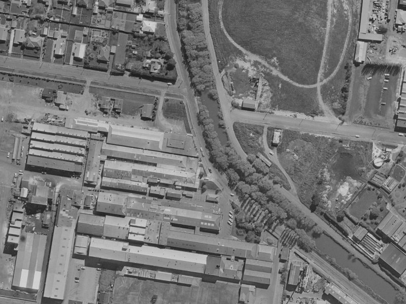 124H Marshall Street from the air, 1970-1974