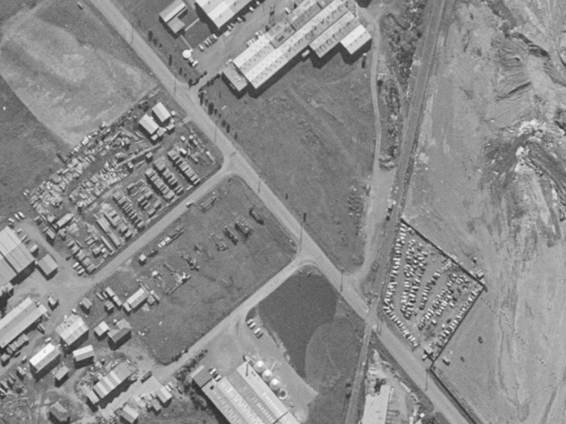 625 Halswell Jct Road from the air, 1970-1974