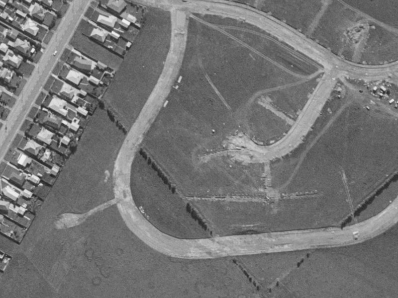23 McKellar Place from the air, 1970-1974