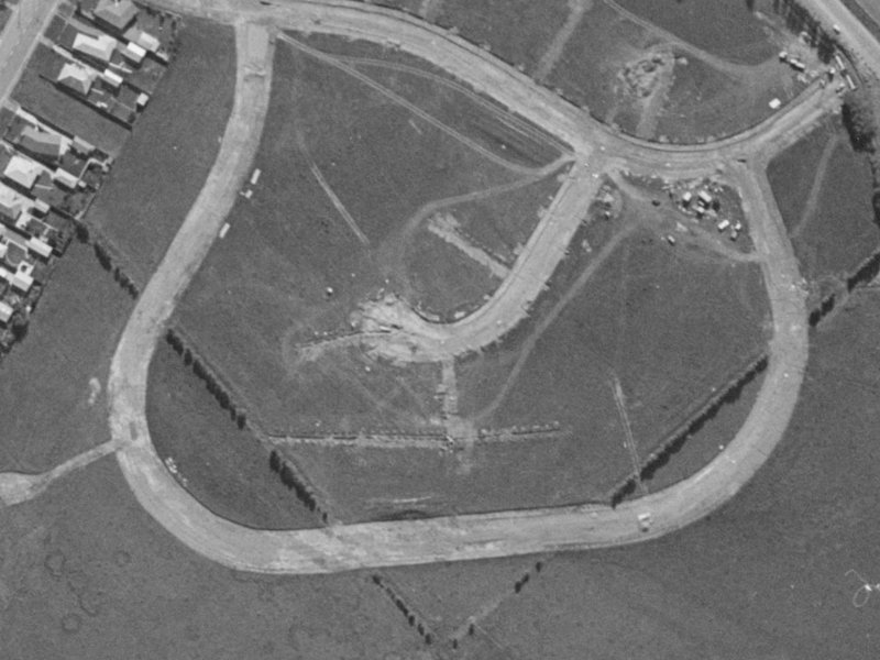 14 McKellar Place from the air, 1970-1974