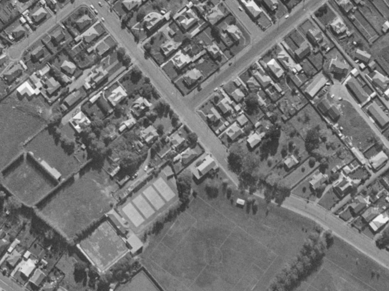 84 Domain Terrace from the air, 1970-1974