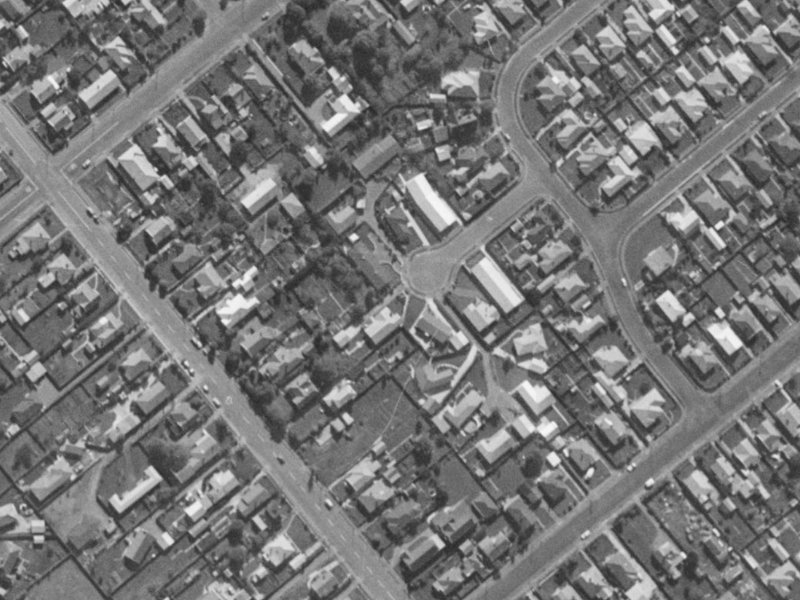 14 Dellow Place from the air, 1970-1974