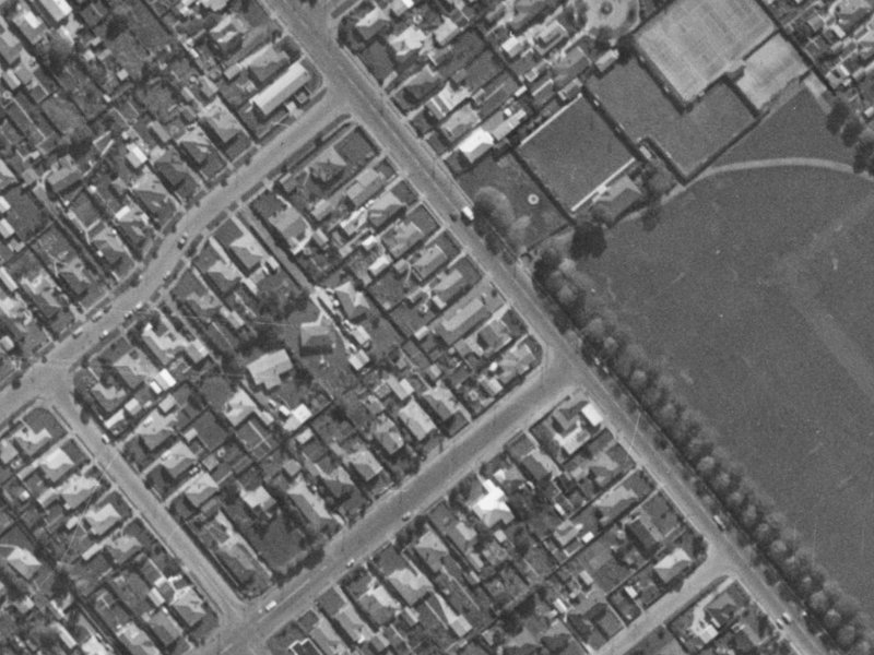 319 Barrington Street from the air, 1970-1974