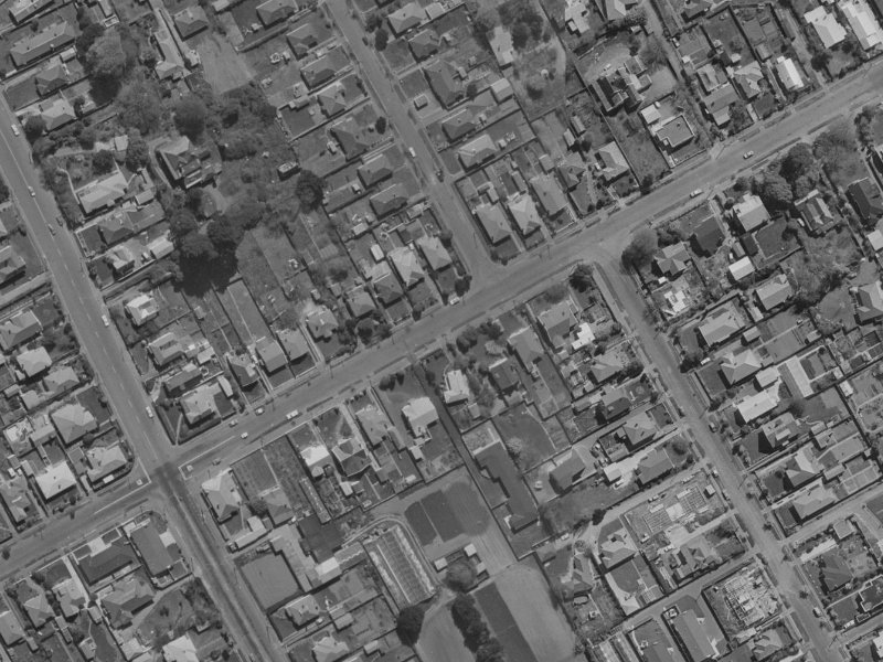 92 Saint Martins Road from the air, 1970-1974