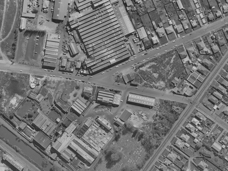 35 Lane Street from the air, 1970-1974
