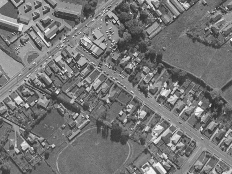 10 Coppell Place from the air, 1970-1974