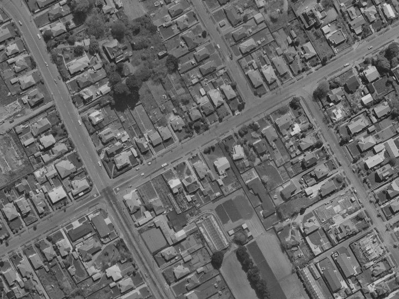 88 St Martins Road from the air, 1970-1974
