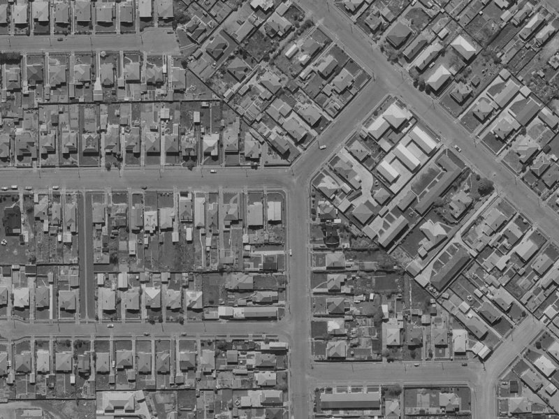 52 Southey Street from the air, 1970-1974