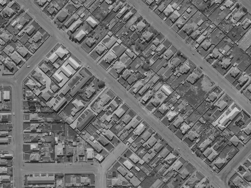 116A Southampton Street from the air, 1970-1974