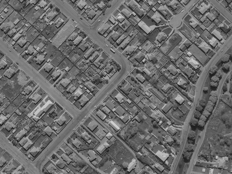 40A Croydon Street from the air, 1970-1974