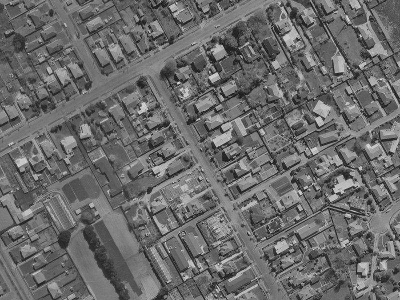 12A Prossers Road from the air, 1970-1974