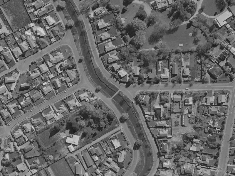 181 Fifield Terrace from the air, 1970-1974